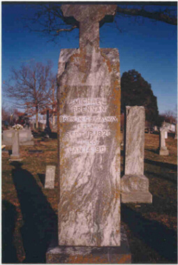 grave of Michael Brennan
- McEwen, Tennessee