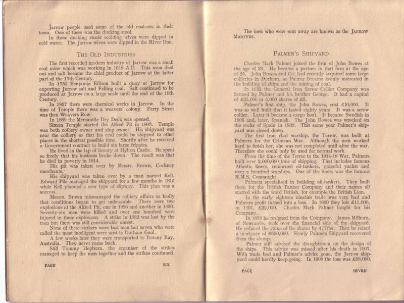 pages 6 and 7