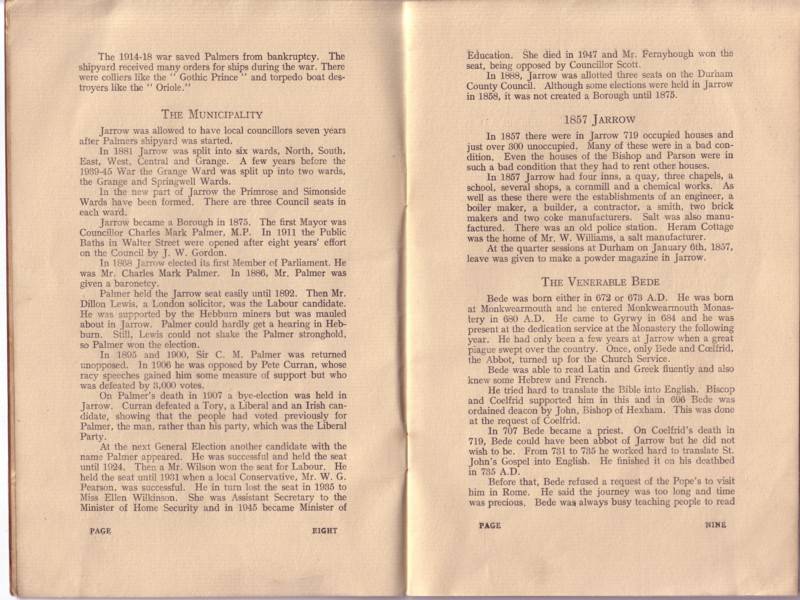 pages 8 and 9