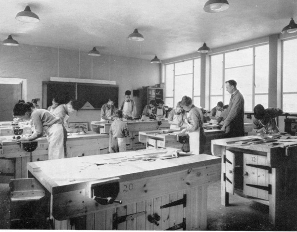 view of a Woodwork Class