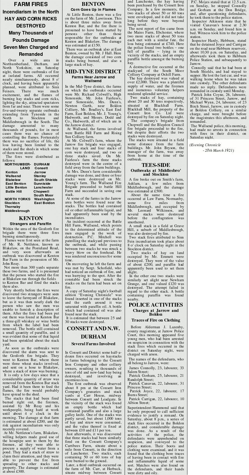 newspaper clipping