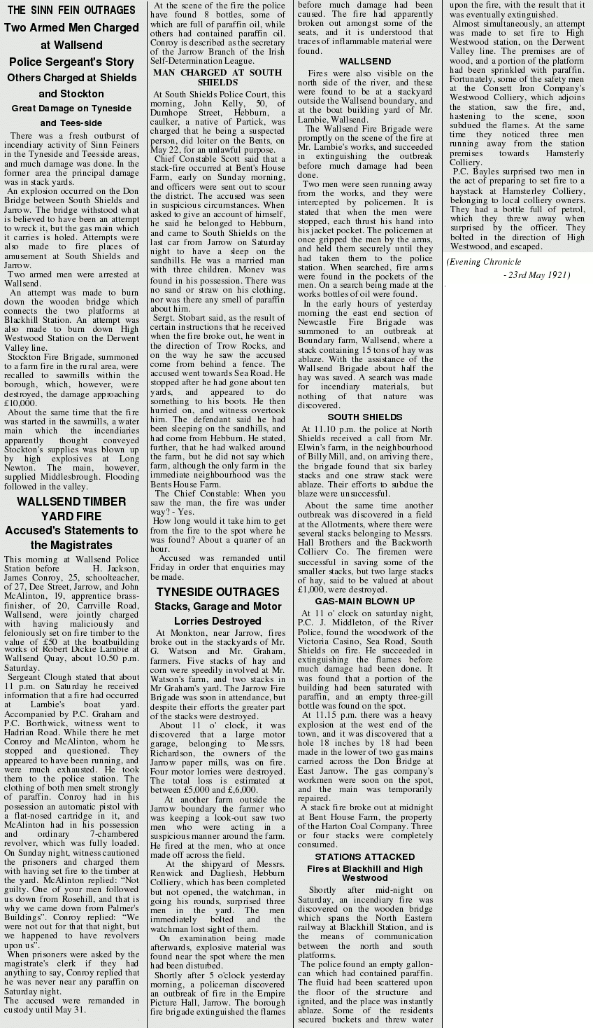 newspaper clipping