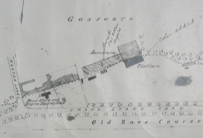 Plan of Gosforth Aerodrome