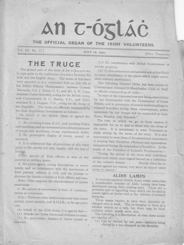 truce announcement