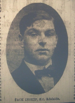 jack inskip in 1909