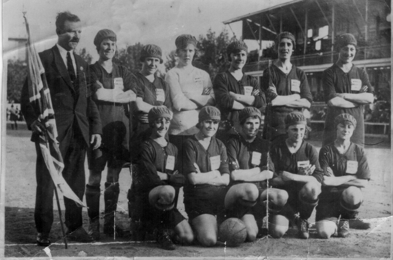 Stoke Ladies at Barcelona